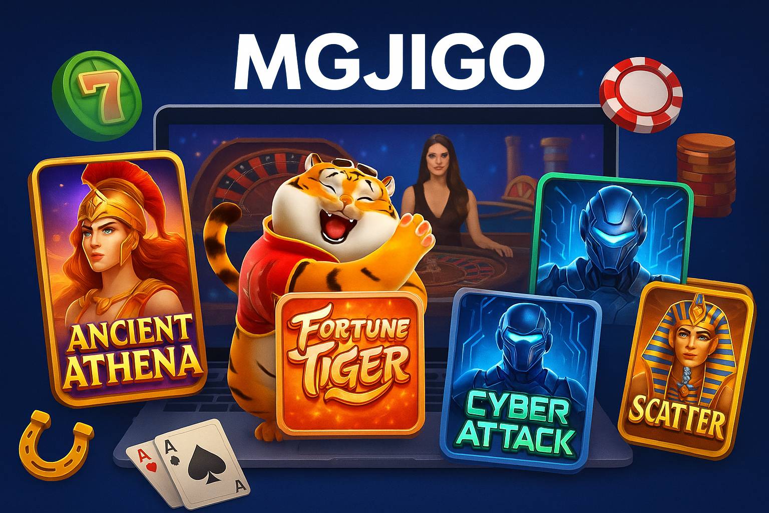 Jogos de cassino online inovadores e emocionantes na MGJIGO
