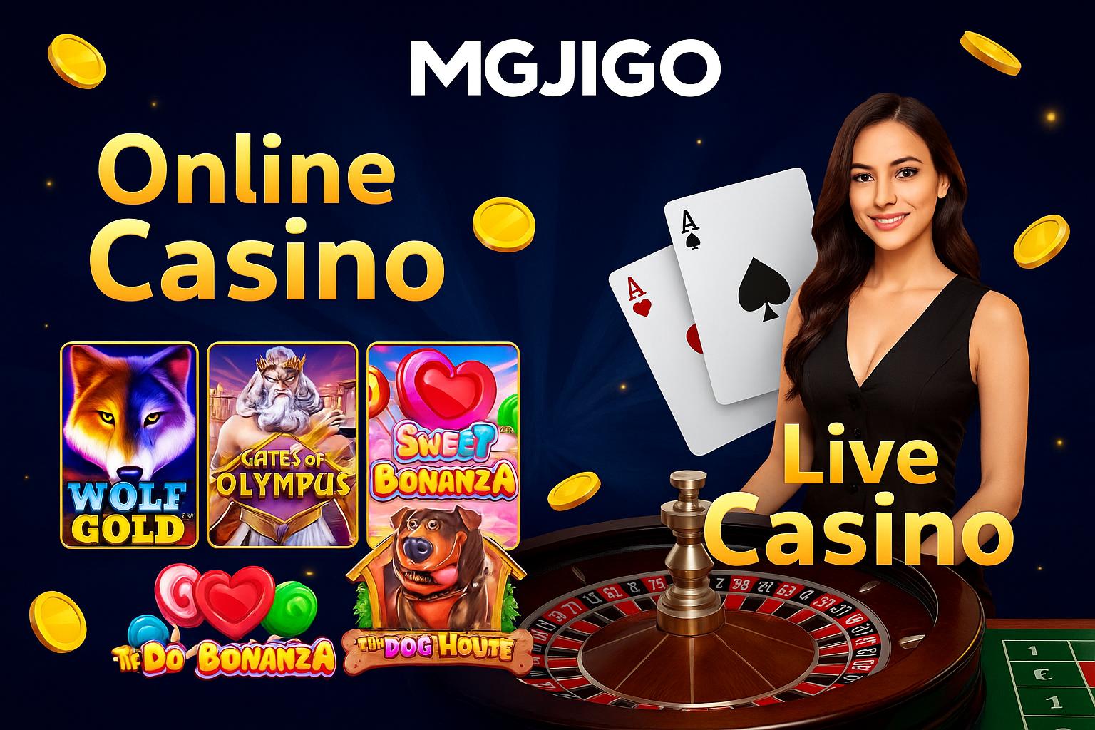 O MGJIGO Live Casino lança promoções regularmente