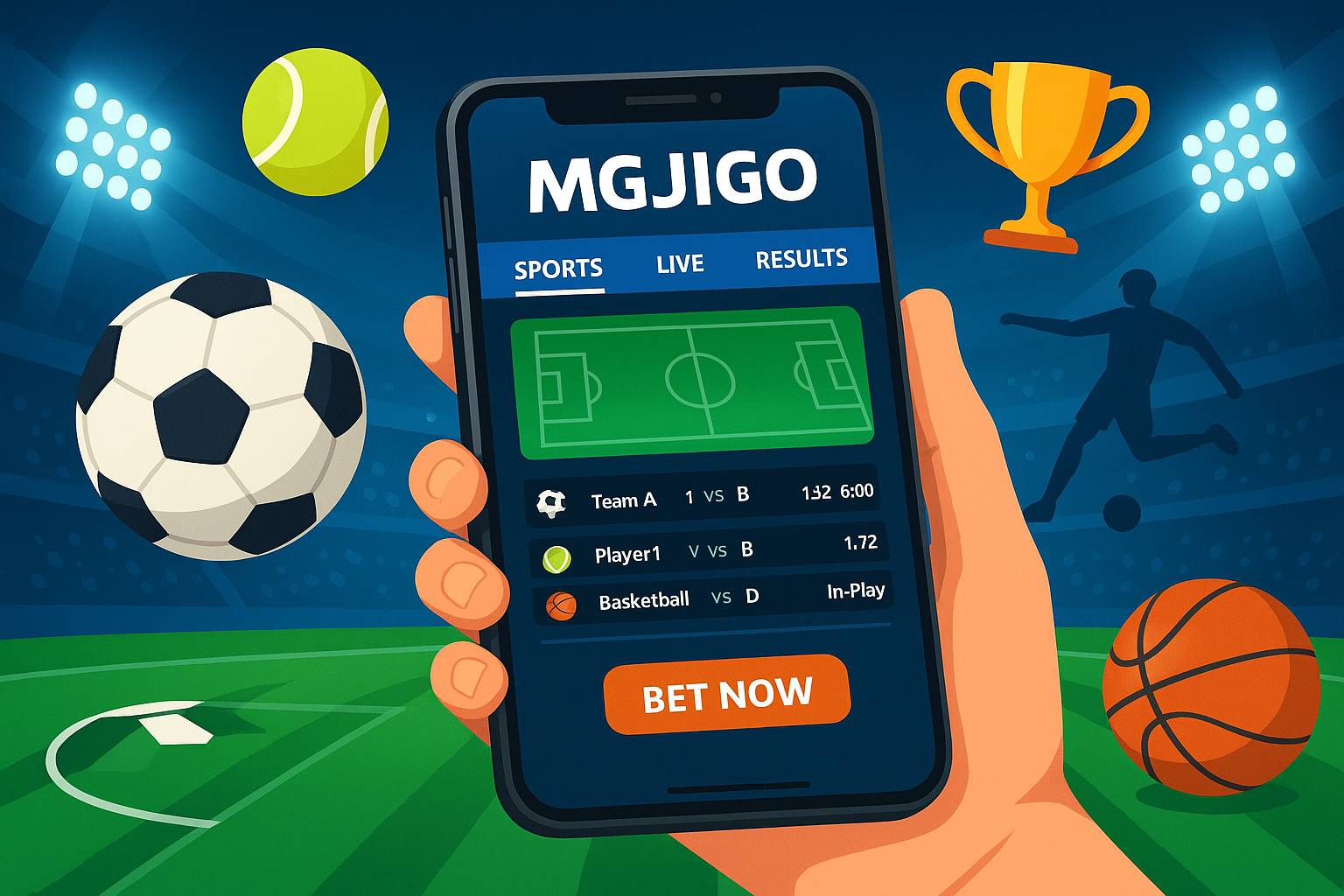 Aposte em apostas esportivas no cassino online MGJIGO