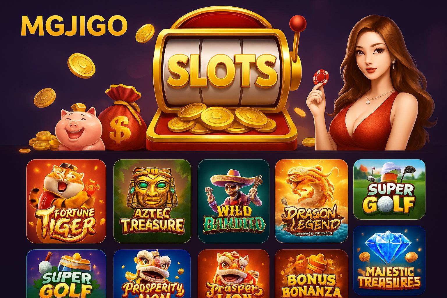 Explore o mundo das slot machines no MGJIGO Casino